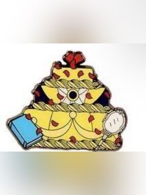 Loungefly Belle and Beast cake pin